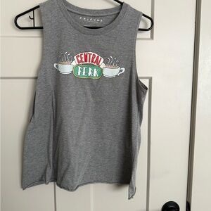 FRIENDS Gray Central Perk Muscle Tee
